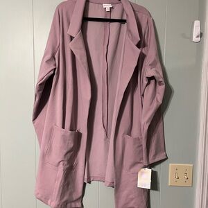 LuLaRoe Mauve Gwen Blazer